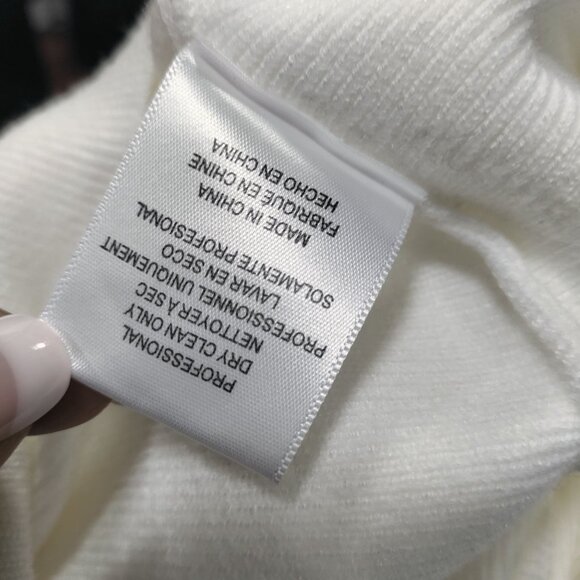 Sachin & Babi White High-Neck Sweater Lace Trim Sleeves Women's Size Small NWOT - Picture 9 of 14